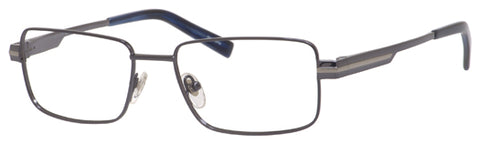 Esquire Eyeglasses 8858 55-18-150 Navy/Silver or Gunmetal/Silver  TITANIUM - NICKEL FREE - EYE-DOC Shop USA