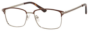 Ernest Hemingway Eyeglasses H4837  53-15-145  Brown/Silver or Black/Silver - EYE-DOC Shop USA