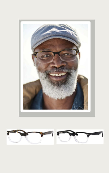 Ernest Hemingway Eyeglasses H4906  51-20-140  Black 2 Tone or Tortoise 2 Tone
