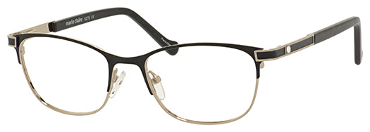 marie claire eyeglasses 6275  49-18-135  Burgundy Silver or Black Silver