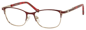 marie claire eyeglasses 6275  49-18-135  Burgundy Silver or Black Silver