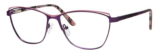 marie claire eyeglasses 6279  55-14-140  Matte Brown/Blue or Purple/Pink