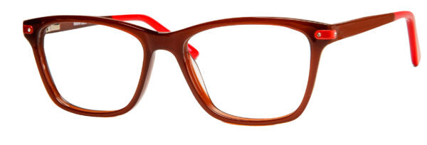 marie claire eyeglasses 6304  53-17-140   Black/White or Brown/Red