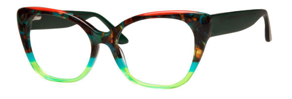 marie claire eyeglasses  6306   53-16-140   Blue Grey, Burgundy Blue or Turquoise Lime