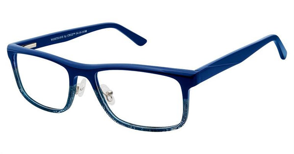 CRUZ Eyeglasses  |   WORTH AVE   |   54-18-145  |   Black, Blue, Brown  TITANIUM